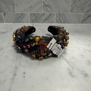 Lele sadoughi aspen mixed crystal knotted headband